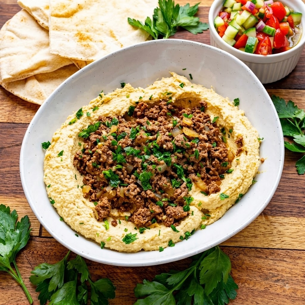 Special Hommos Shawarma