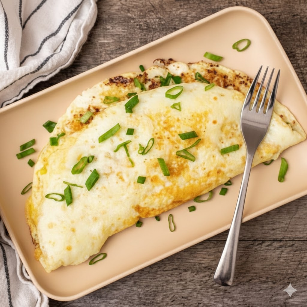 Omelette with cheese