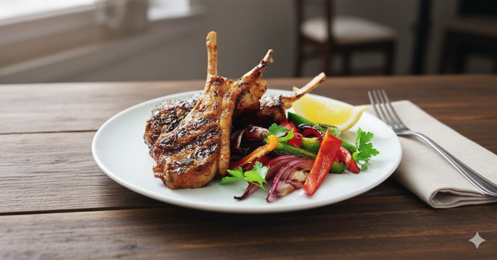 Peppered Lamb cotelettes