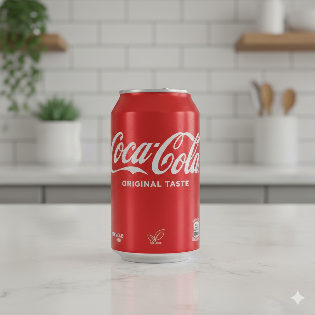 Canned Coca-Cola